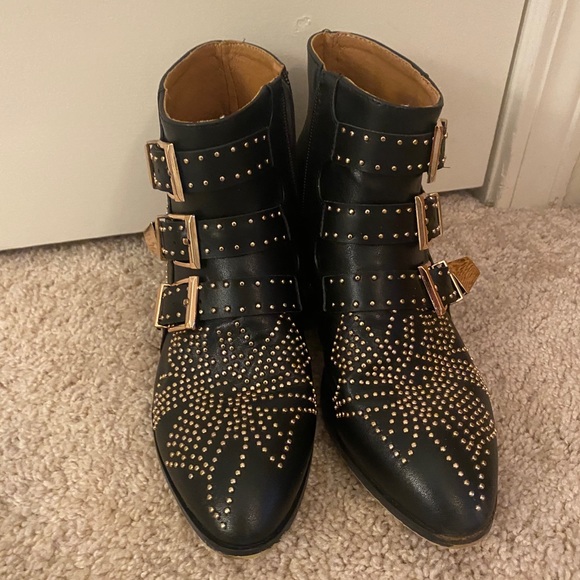 Black and gold booties - Picture 6 of 7